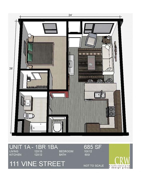 111 East Vine Street Studio-2 Beds Apartment for Rent - Photo Gallery 15